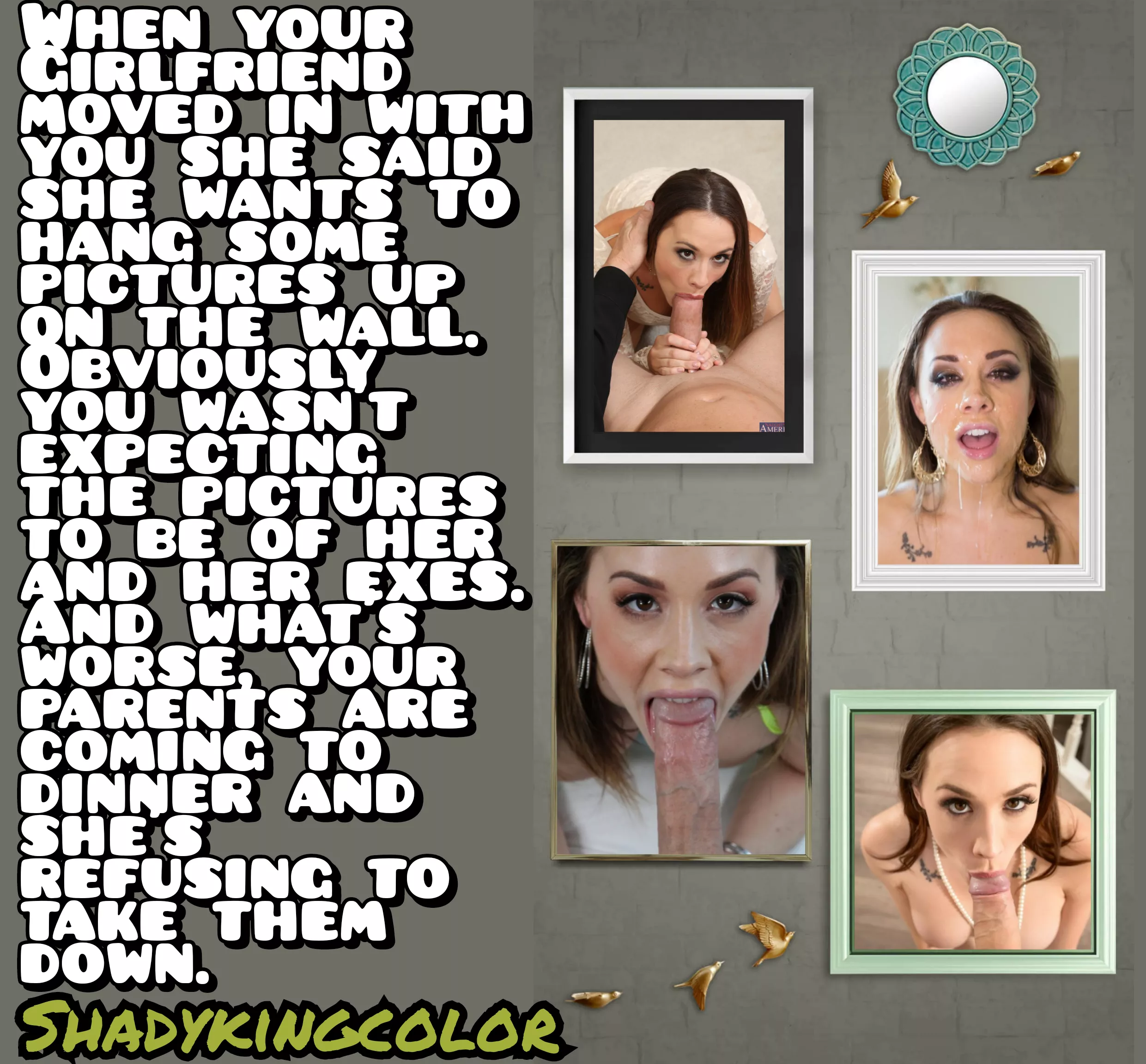 your GFs redecorating