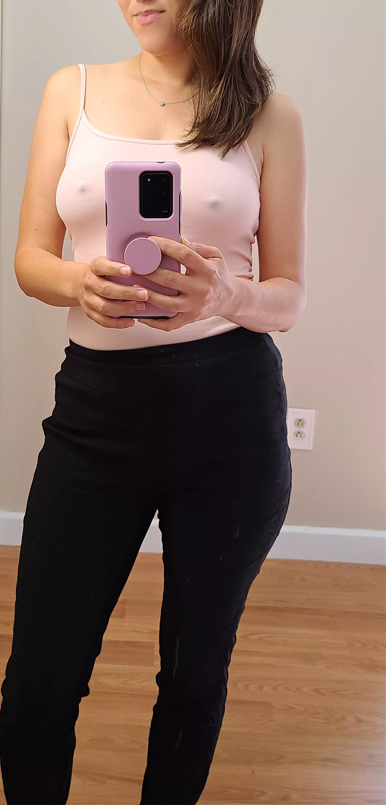 At 44 years old, I didn't think men would even notice me not wearing a bra today. But, I got more looks than I thought I would 🤭