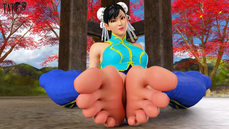 Chun-Li's Toes (Tate) [Street Fighter]
