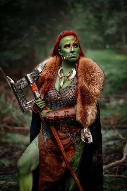 DnD Orck cosplay by Rudy Vixen