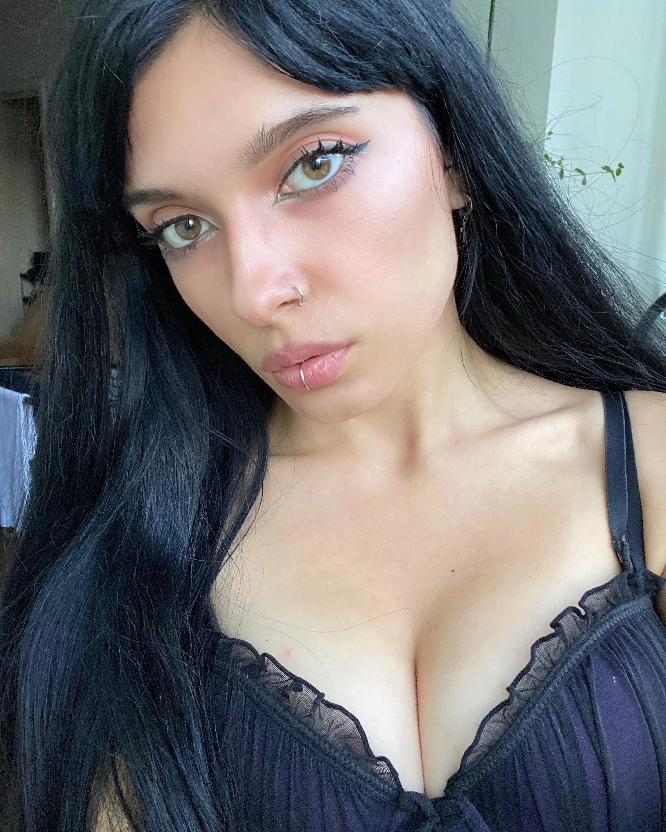 I have a cross earring, you just can’t see it