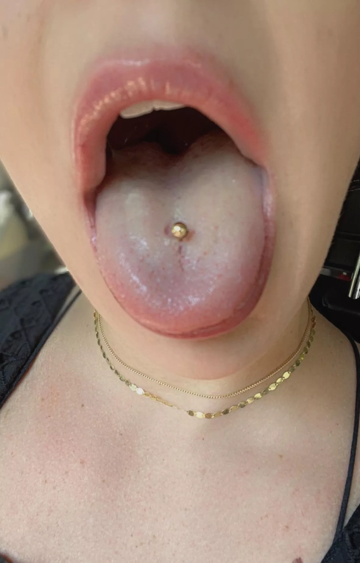 I pierced my tongue so you’d know where to shoot your cum