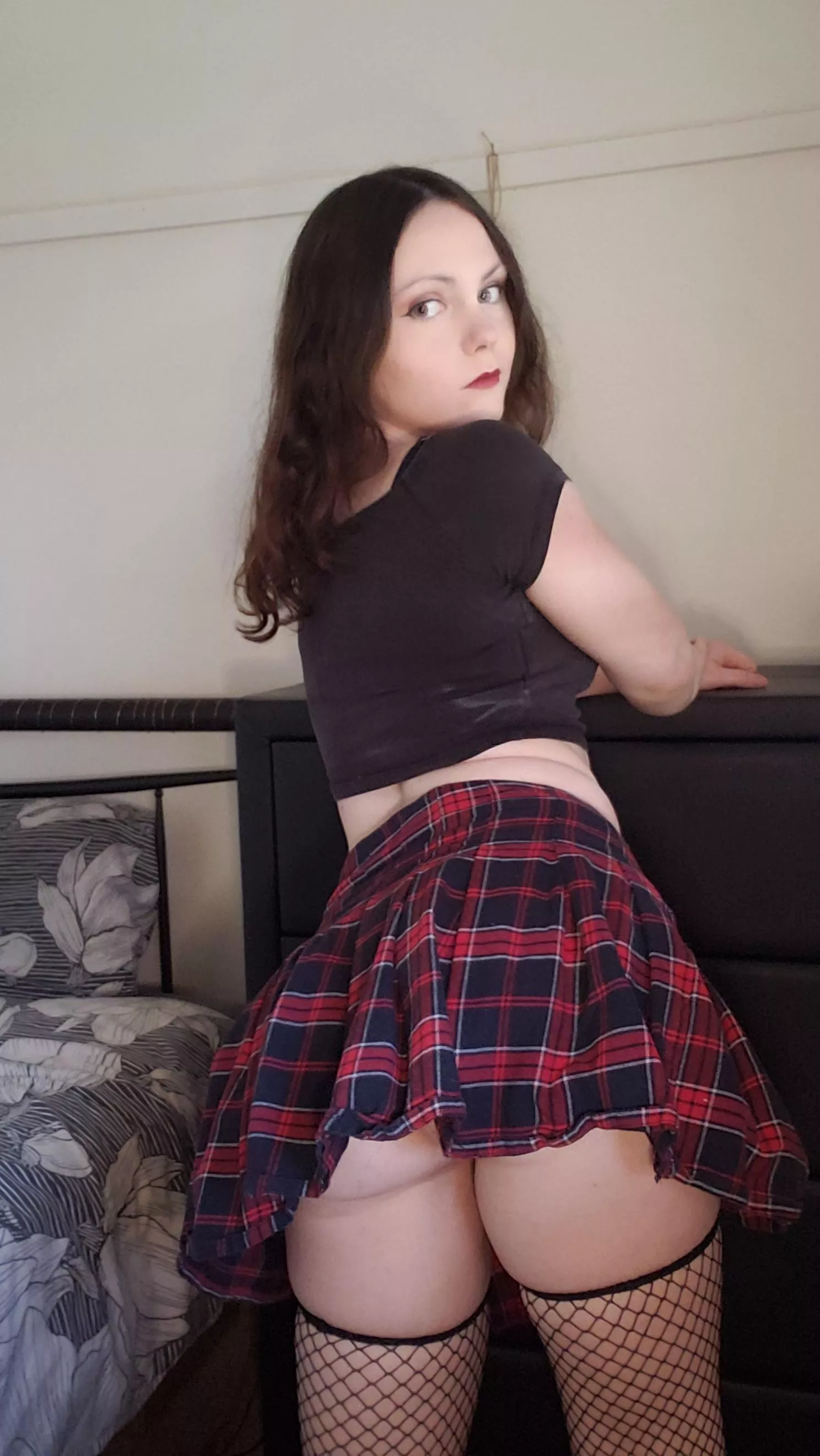 Oops, I think my skirt might be a little too short...