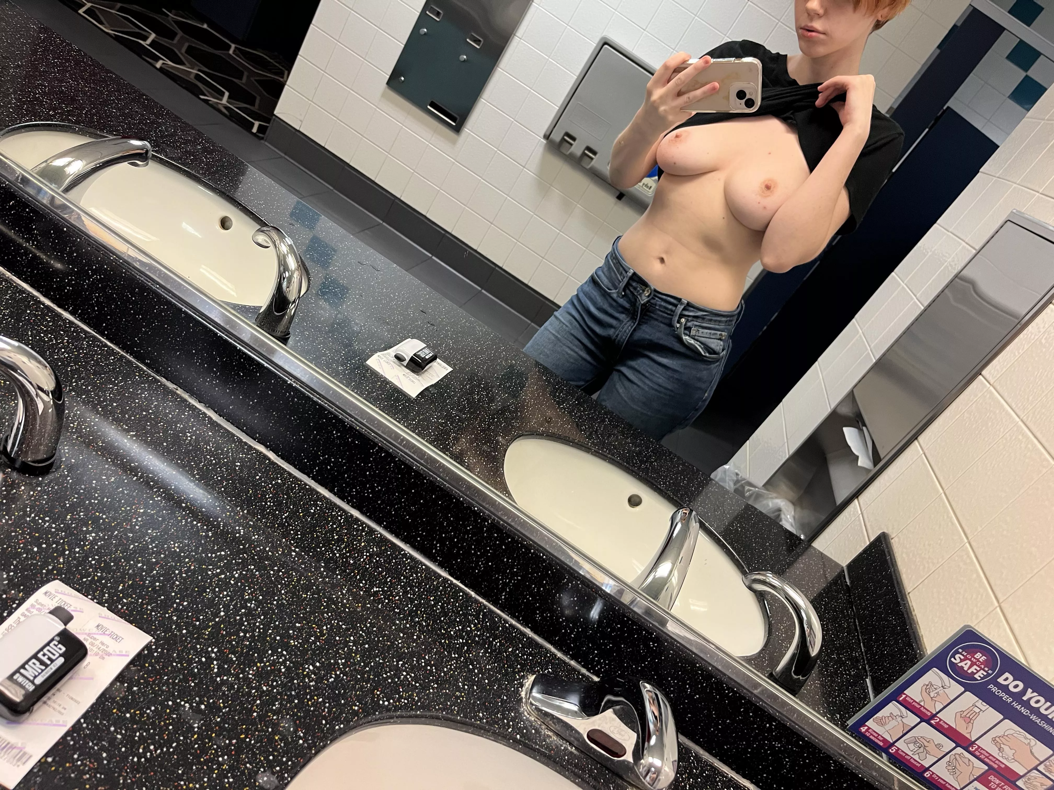 will you suck my boobs before we go back to the movie? 🍿😈