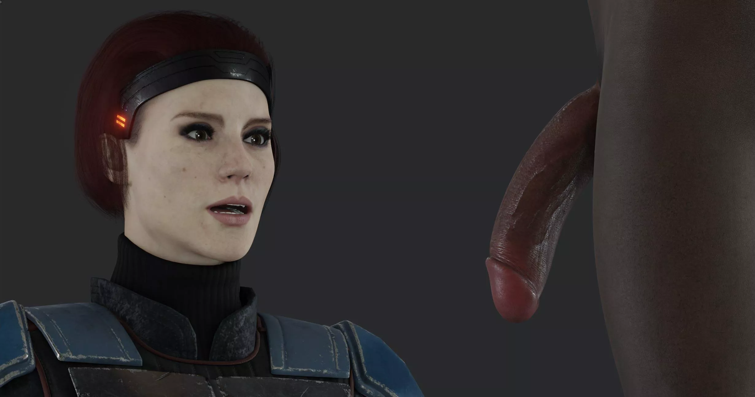 Bo-Katan and not the “dark saber” she was looking for (LeGuymelef)