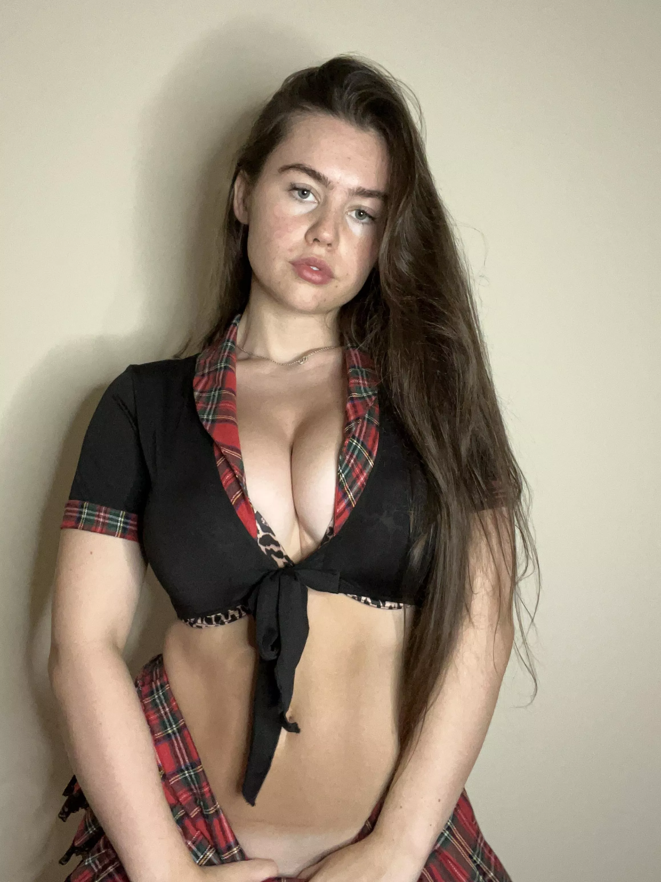 Can I be your naughty school girl? 😉