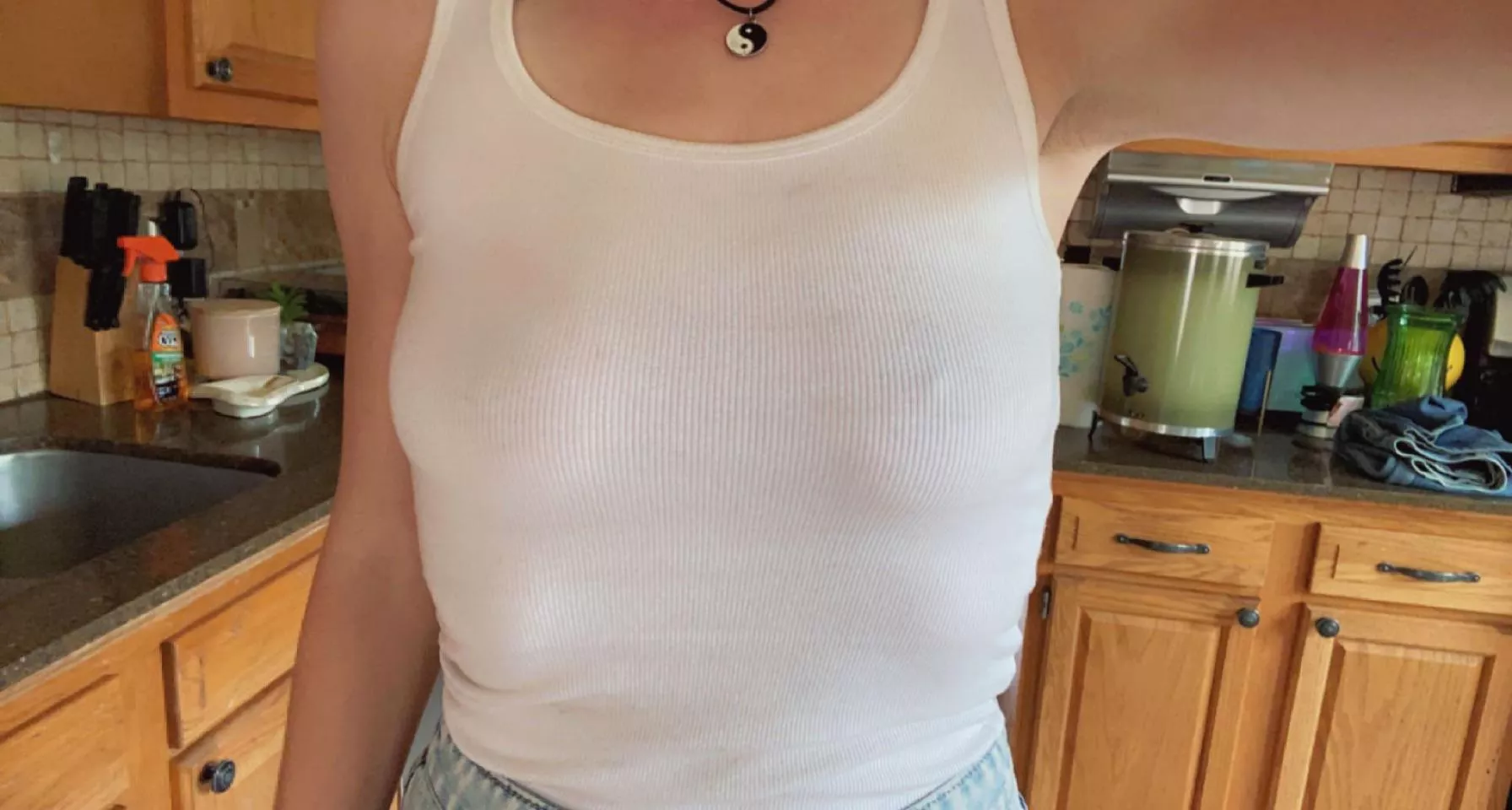 it felt so good to take my bra off after a long day at work!