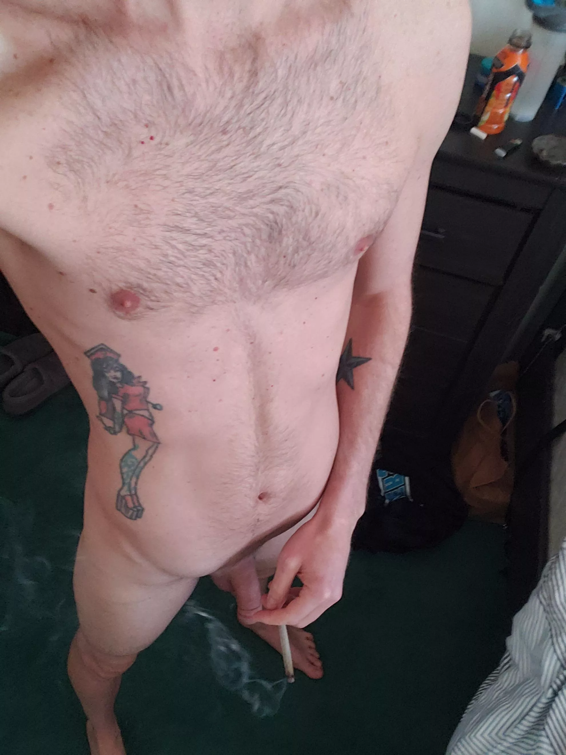 let's just stay neked,and s[M]oke all day