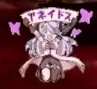 LF Color Source Japanese Text, Lab Coat, Left Leg Stocking, Hair Cover Left Eye, Jumping, White Hair