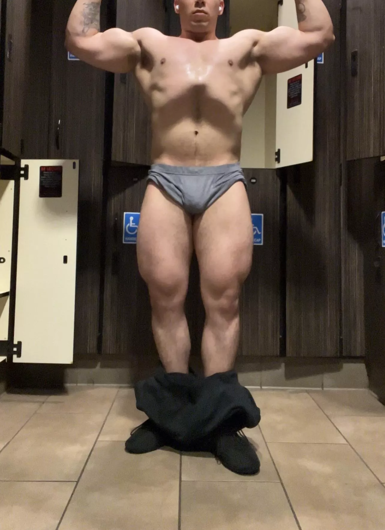 You see me in the locker room, what would you do?