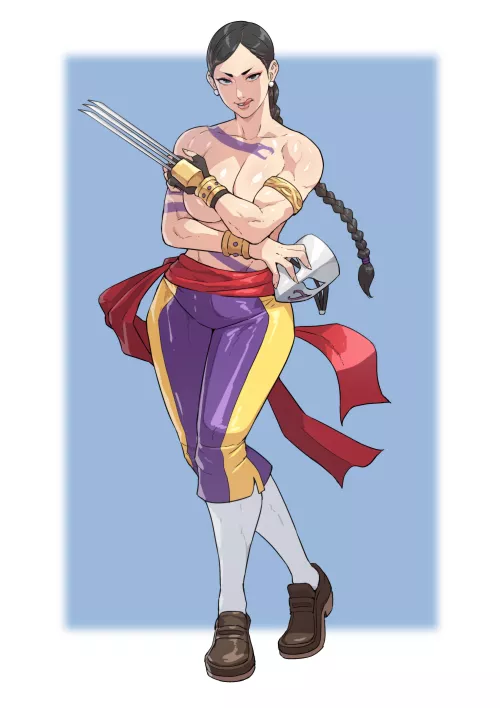 Chun Li as Vega [Artist: Cirenk]