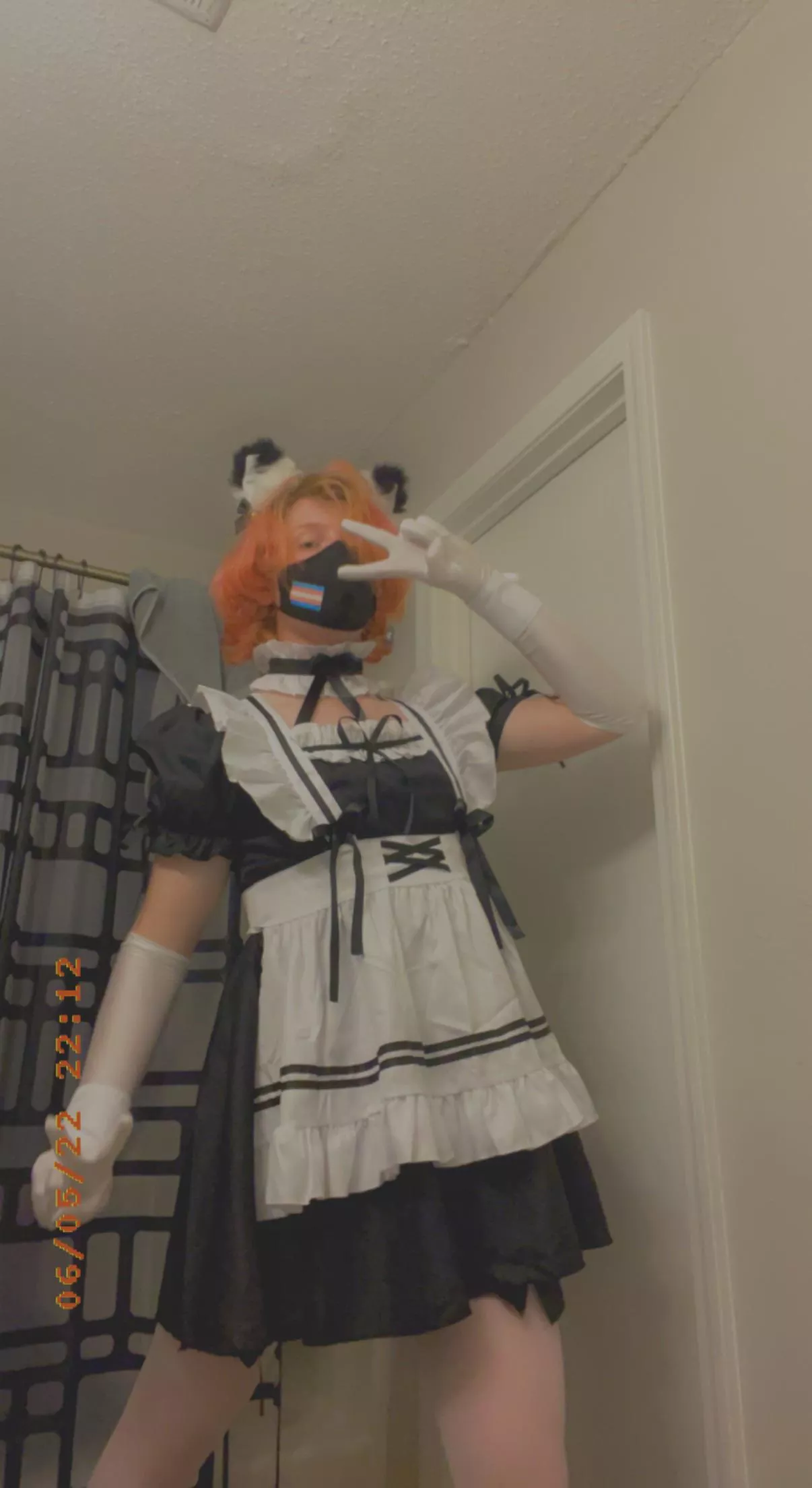 Daddy said I had to wear the maid outfit this week. I’m already caged. Isn’t this enough humiliation by now?