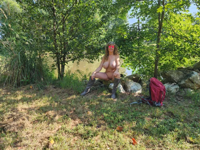 (F) 58. Doing a little hiking by myself in the nude on this gorgeous day ❤