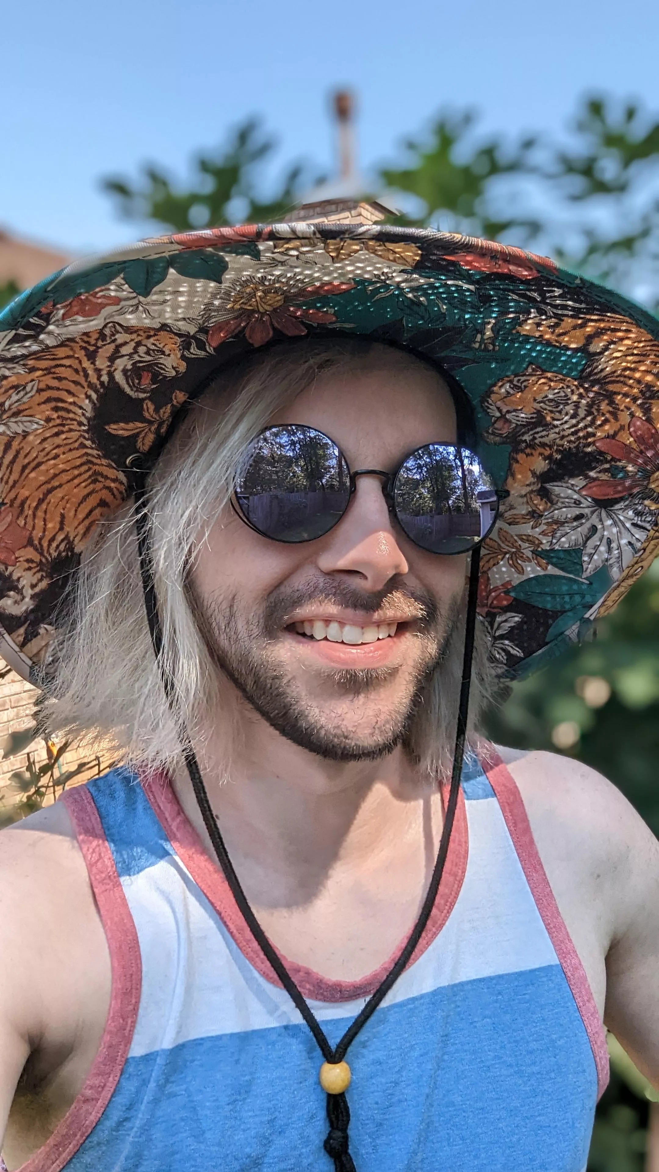 I know the color's off, but these glasses always make me feel like Indrid Cold from TAZ.