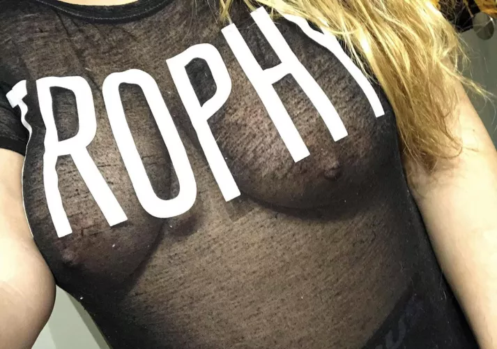 Not a trophy wife tonight.. :)