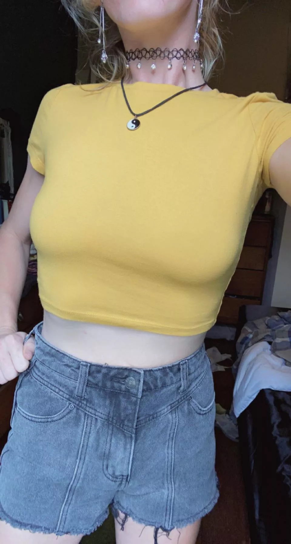 thinking about going out without a bra today