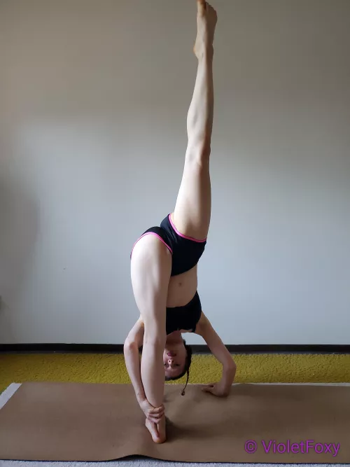 Working my Standing Split Pose