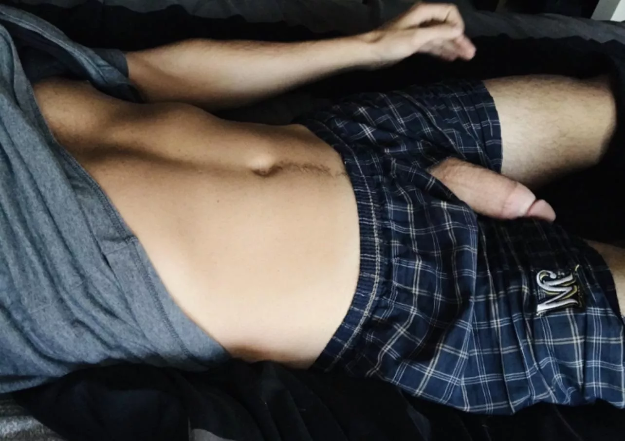 (25) My dick is always slipping out of my boxers…