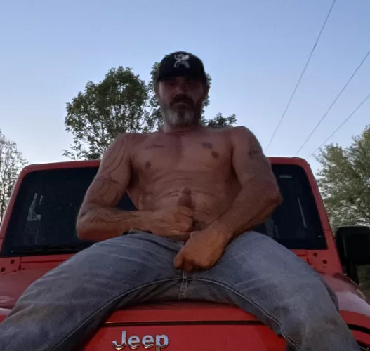 (44) cum fuck daddy on top of the Jeep like a good girl