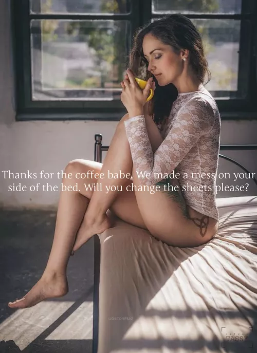 After a night of cuckolding, be sure to treat your wife like a queen.