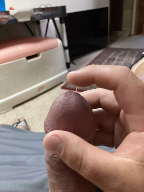 Does it help if I say I was thinking of you taking care of this for me with your tongue?