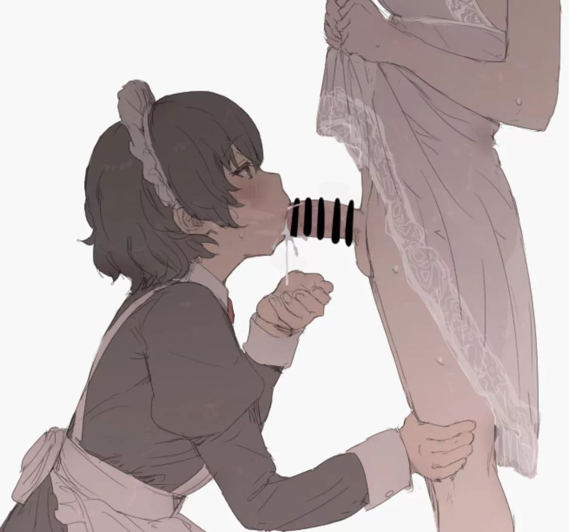 how could i say no if you’re in a maid outfit…