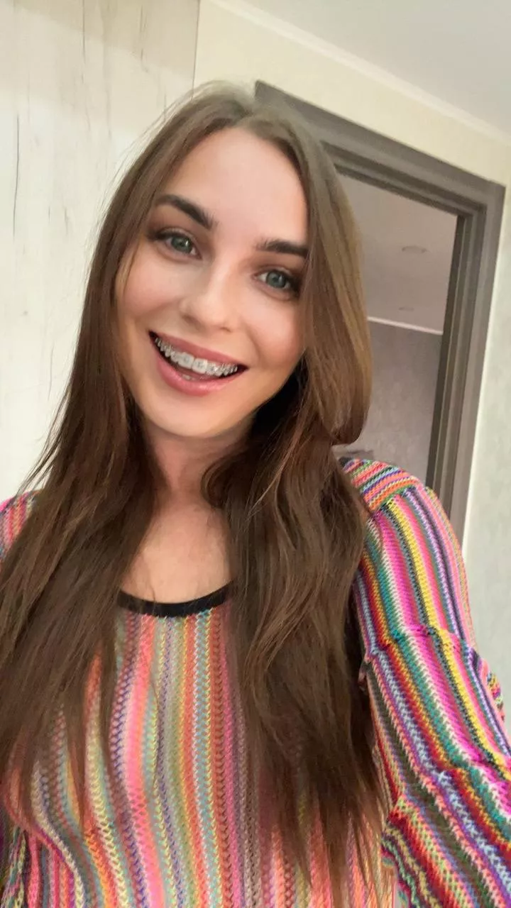 I have to take my braces off soon. I’m so used to them