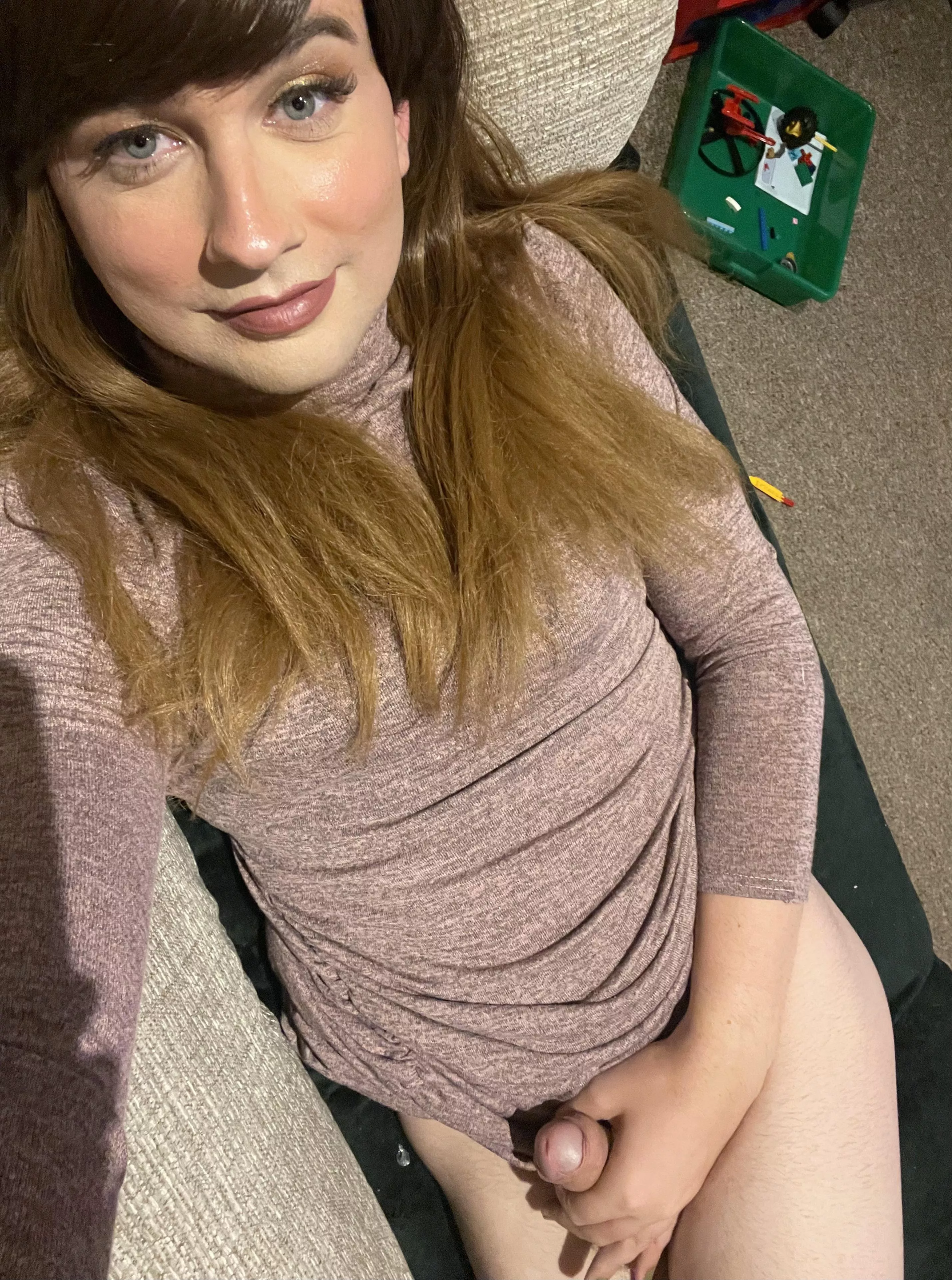 If you’re bigger. I’ll go down on you. If I’m bigger. I’ll go down in you.