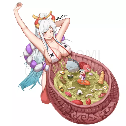 {image} Vore commission (artist: NaruKami)[vore,commission]