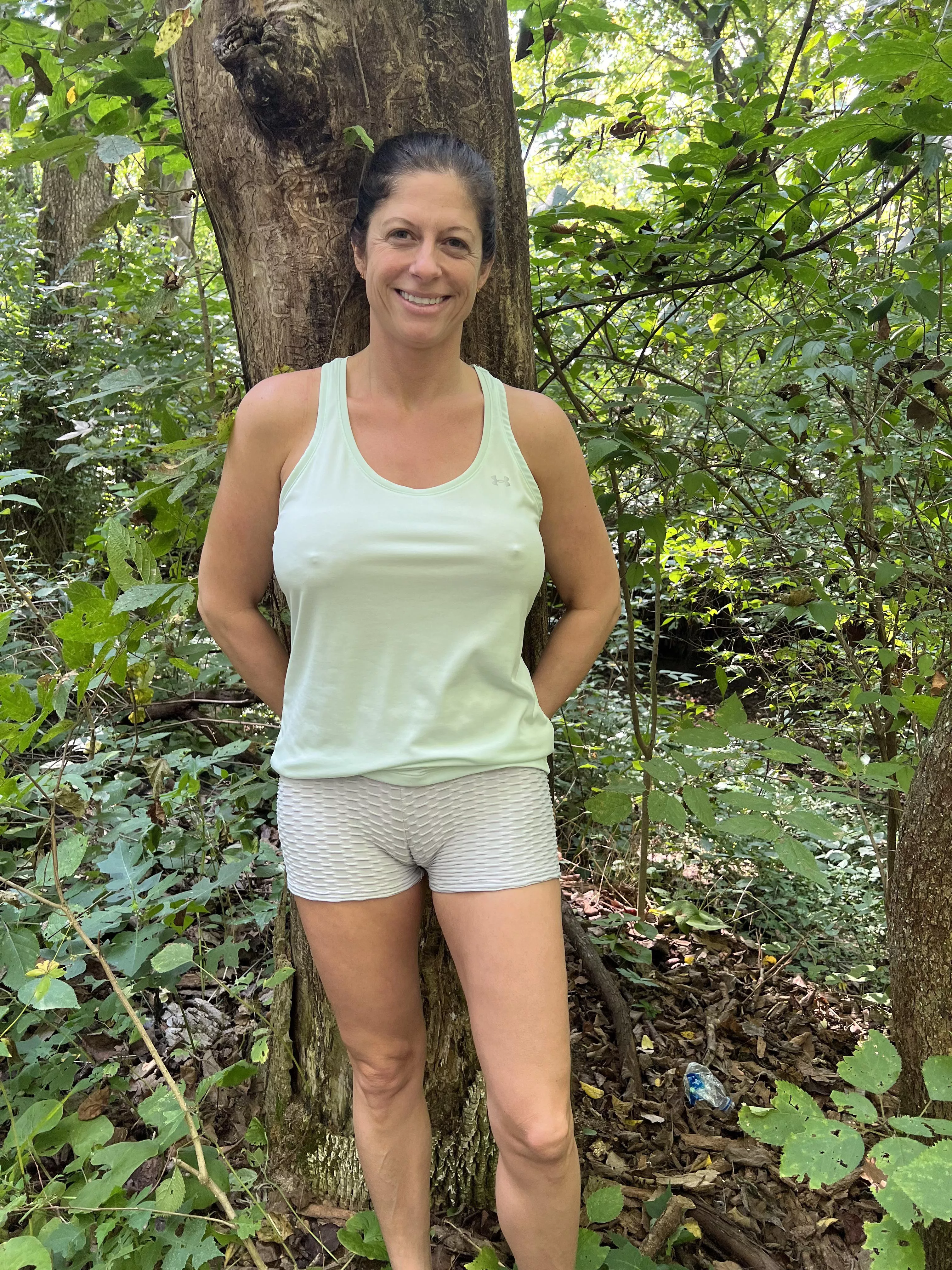 Just out on a hike. Would you stop and talk to me?