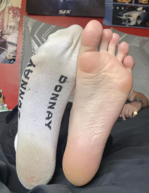 Little screenshot of a sock strip I just recorded 👀