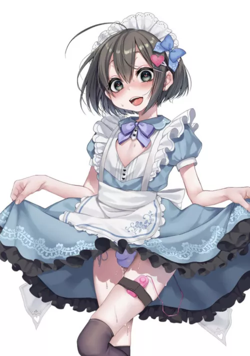 look at what’s under my skirt daddy!