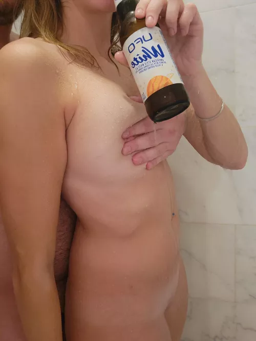 my girl lost a bet and some lucky dudes get to share her