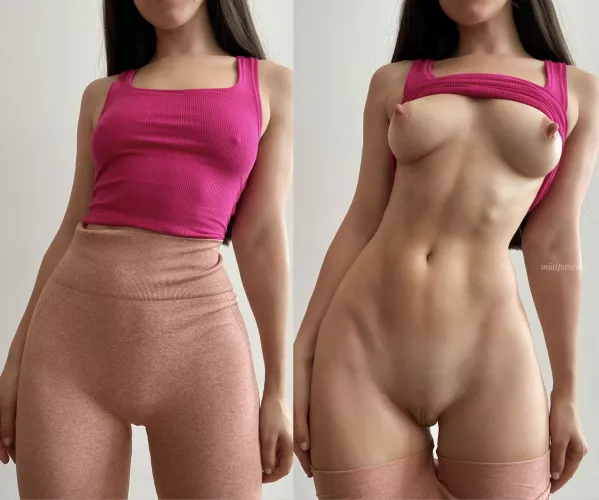 My yoga outfit hides lots of perkiness 😉