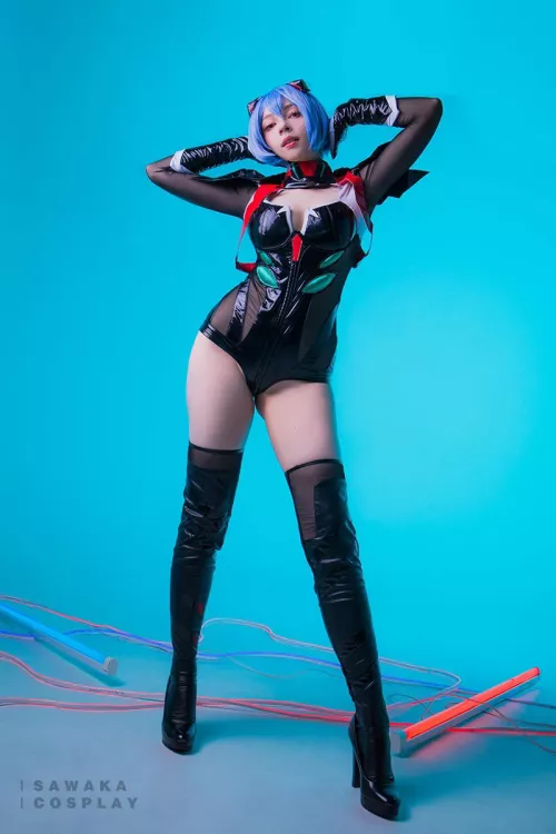 Rei Ayanami garage kit Evangelion cosplay by Sawaka