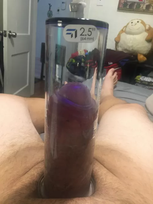 Starting my day with a quick pump session before work