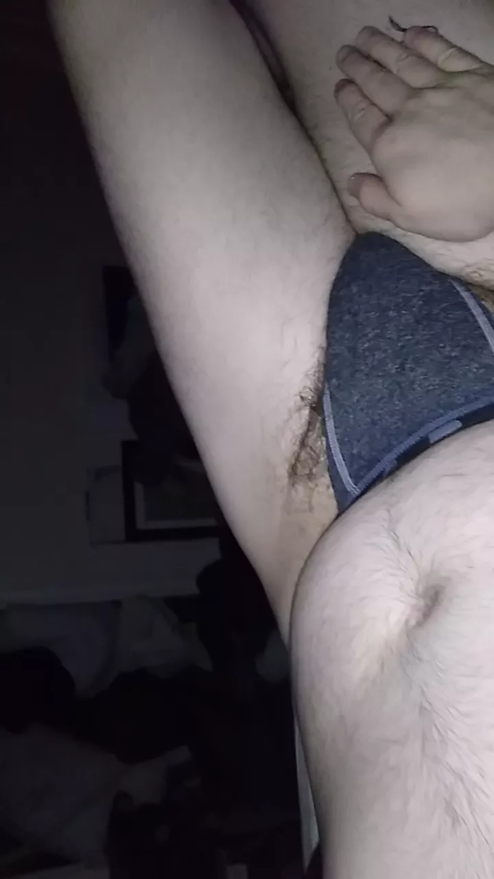 wearing panties for the first time ever! So horny for daddy some one come pull my thing aside and stuff my pooper! 🙊