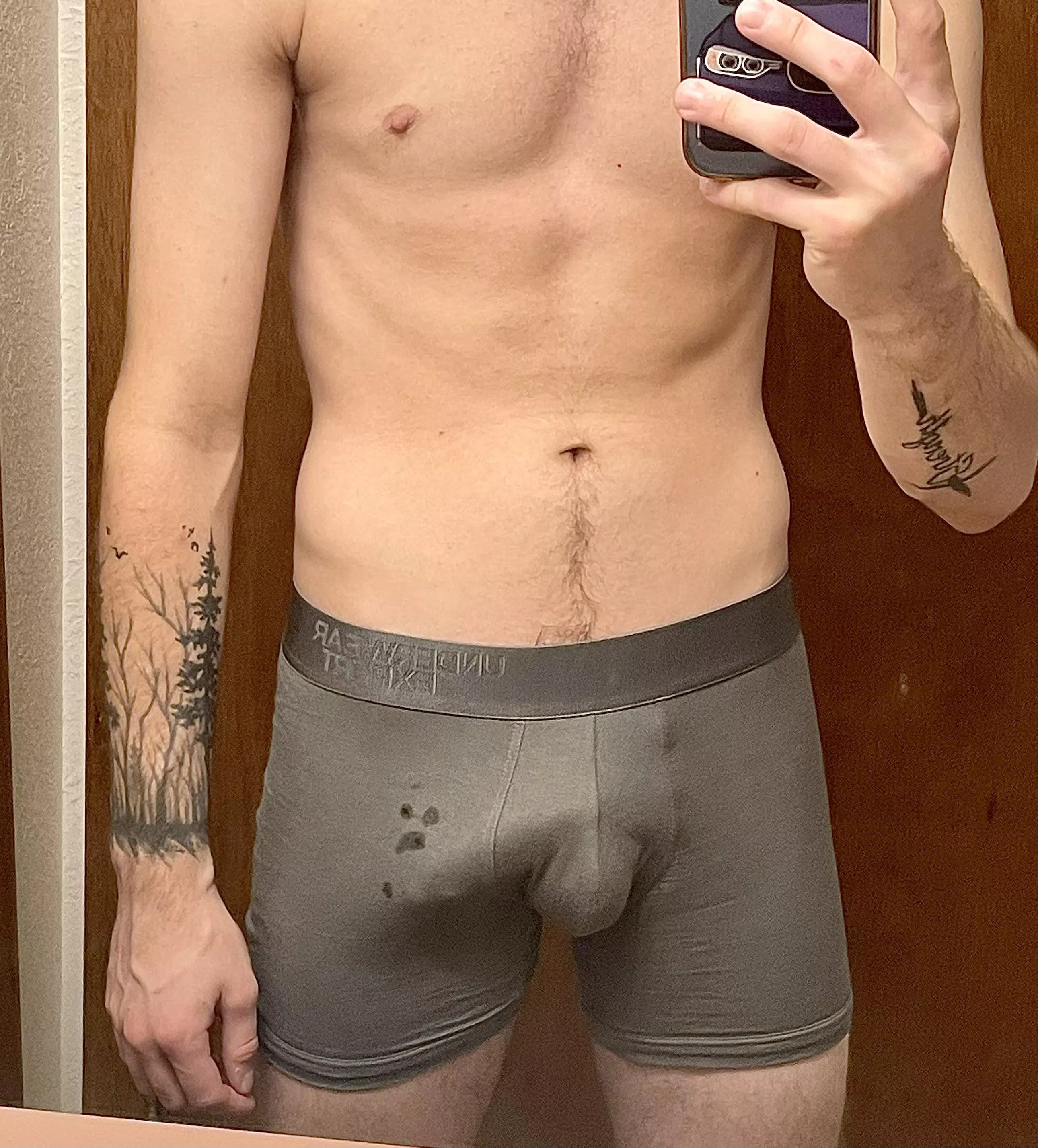 I’m not even hard yet and I’m leaking like crazy