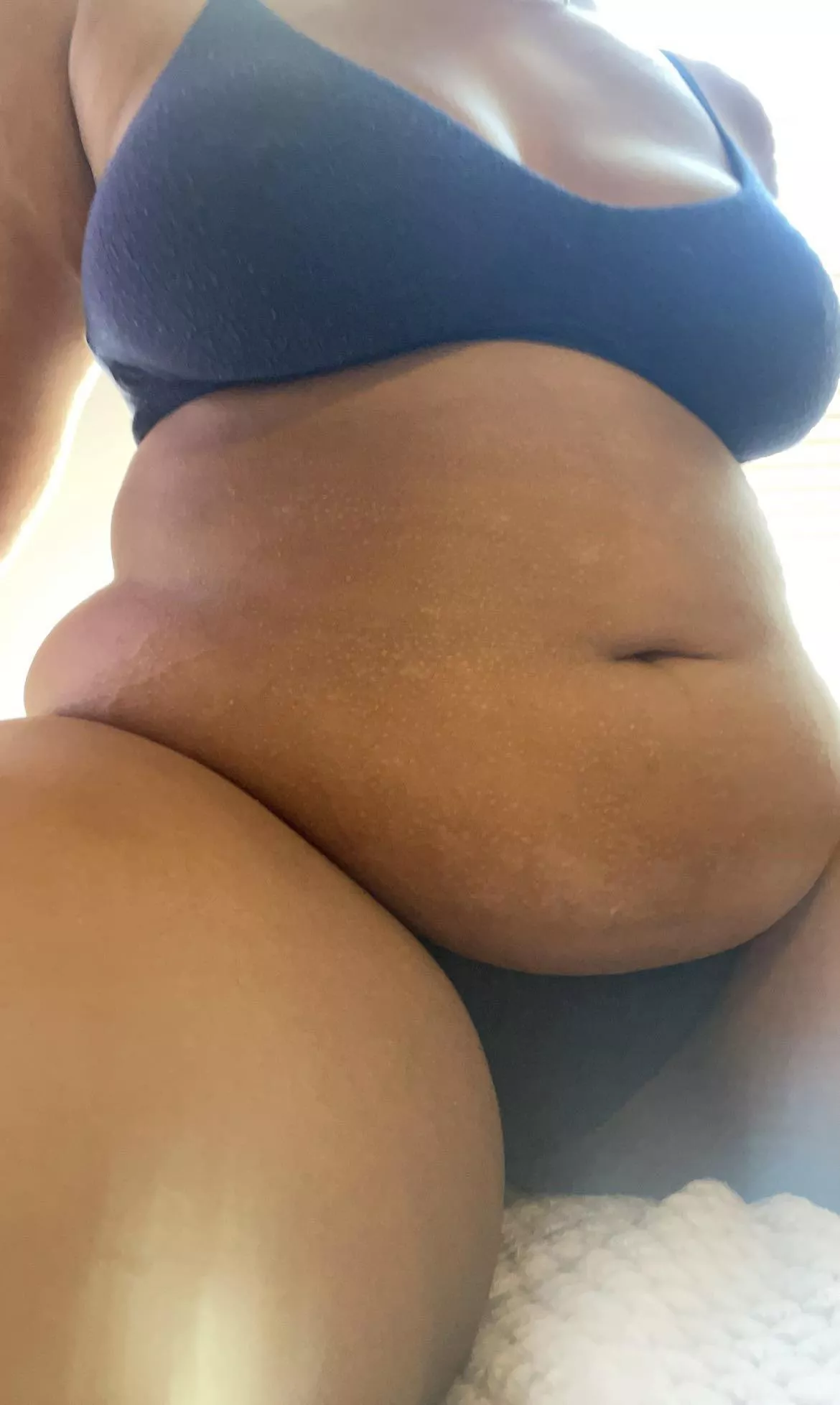 My boyfriend said I looked extra plump this morning ☺️