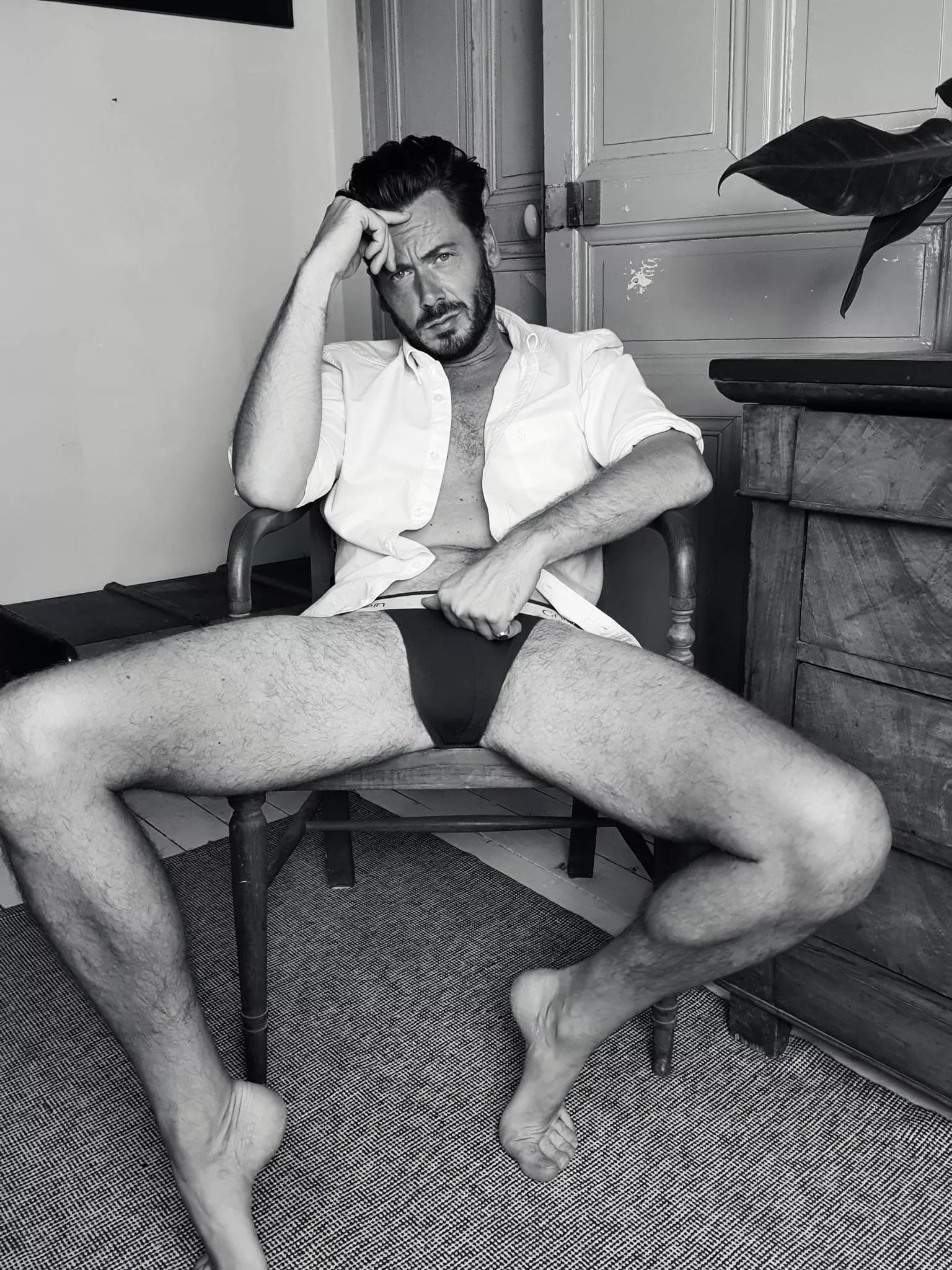 who is going to start at my feet .. and stay there.