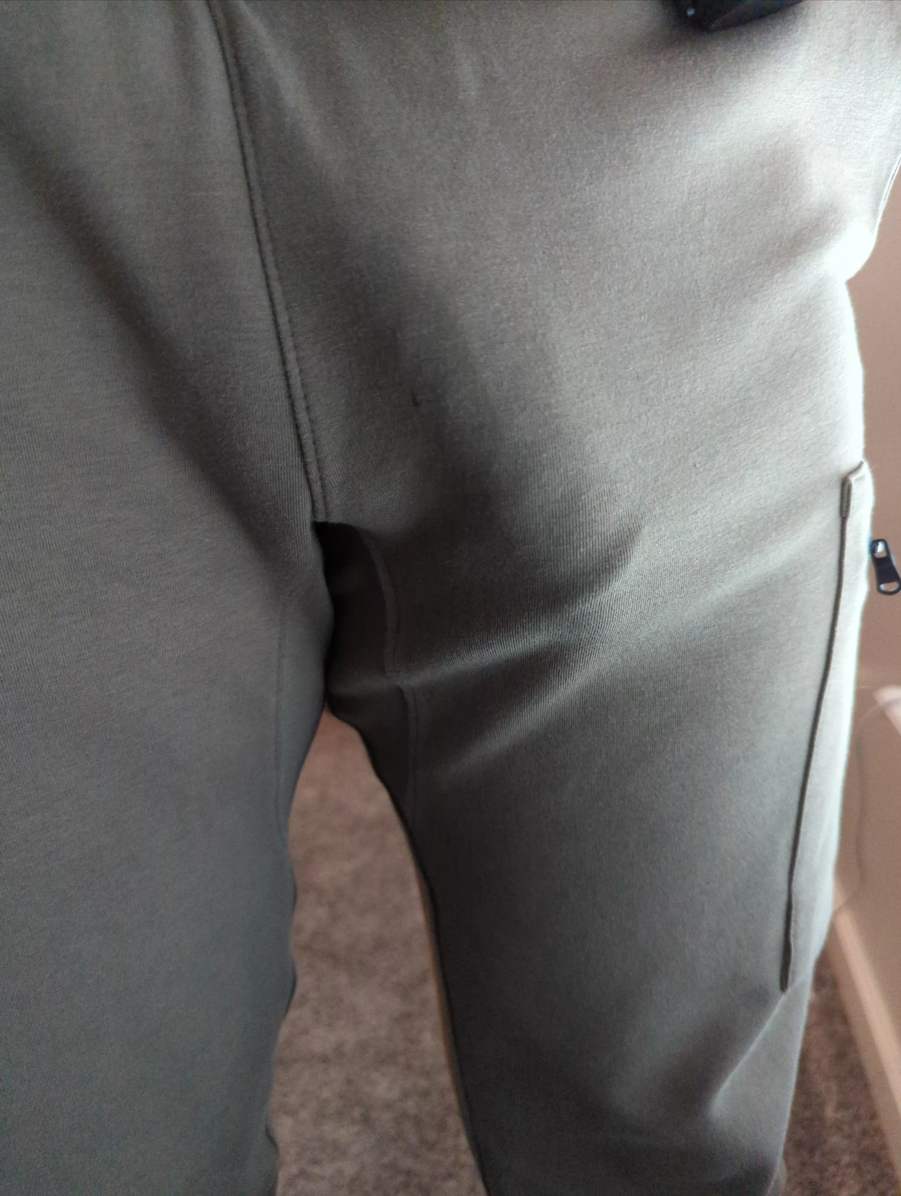 Wifey doesn't like it when I wear these pants in public. I wonder why?