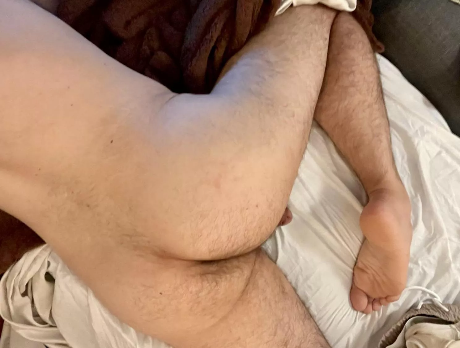 Can’t see too much fur from this angle, but trust me, it’s there