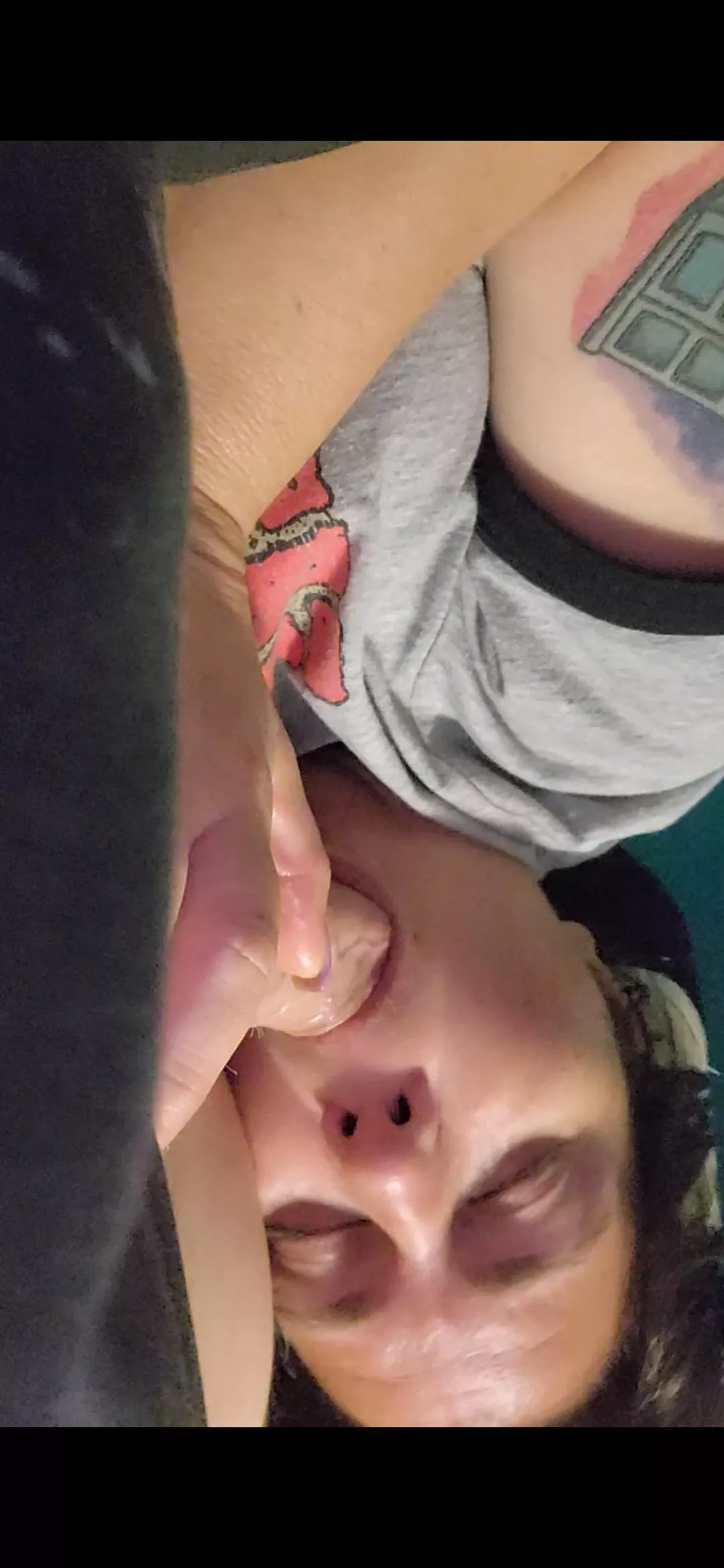 Filled my lil slutty mouth up 😇🤩