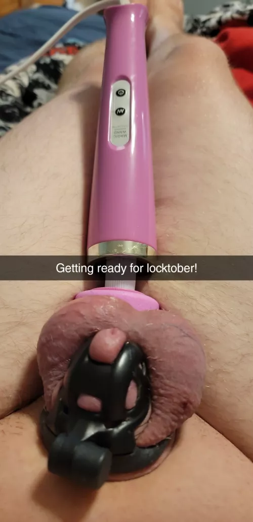 getting ready for locktober and no cumming