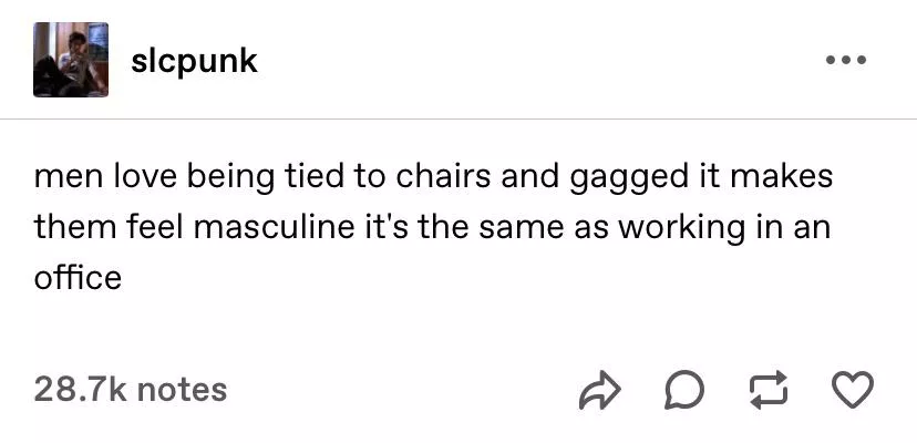 if u work in an office building ur a slut sorry i don’t make the rules
