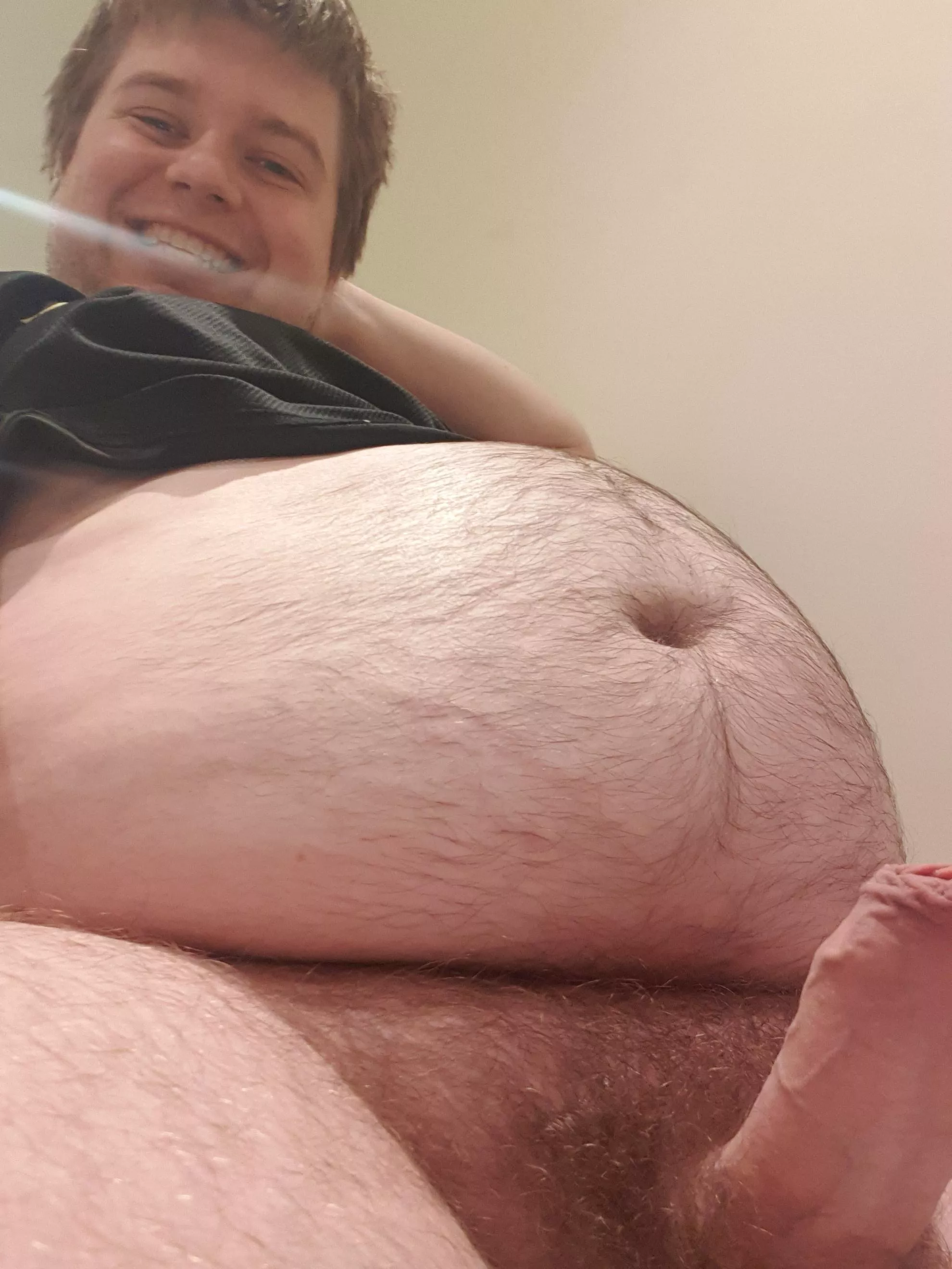 I'm told I look larger sitting down, do you agree?