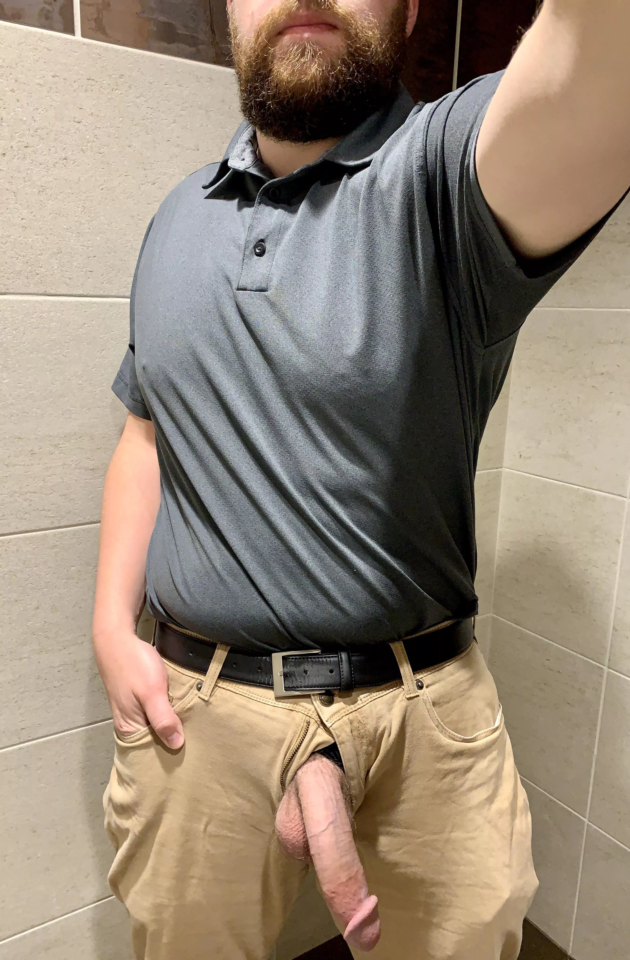 It’s always hard when you get to work already horny. [35]