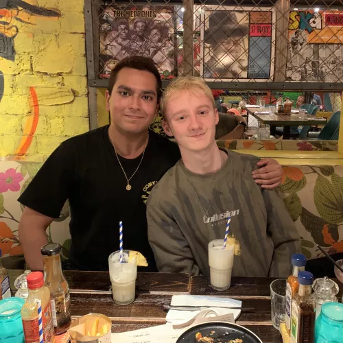 Me and my boyfriend :) (English and Singaporean)