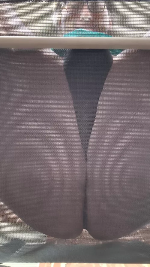 My thong from under my chair LOL 😆