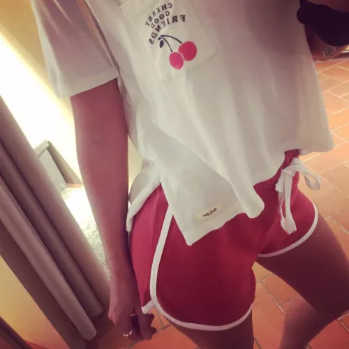 Pink shorts